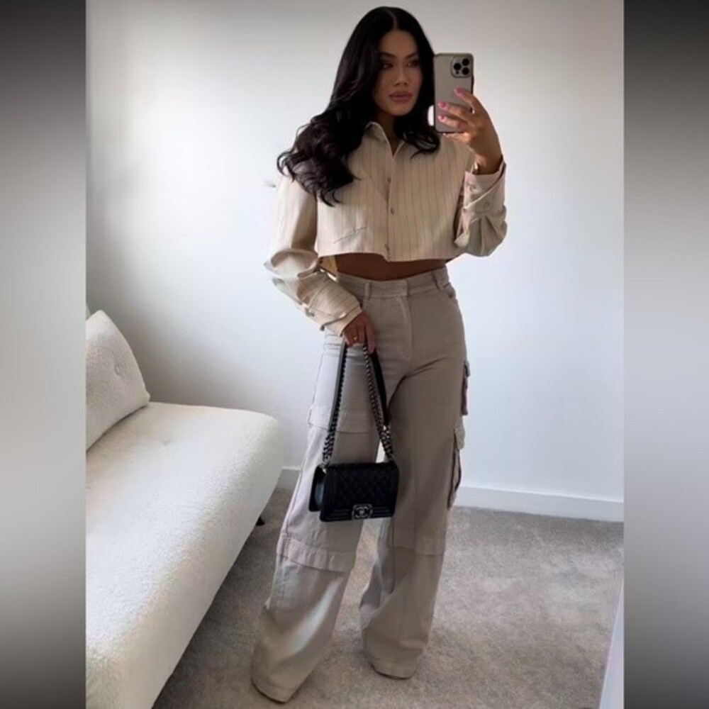 ZARA FULL LENGTH CARGO PANTS